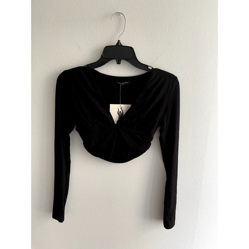 Naked Wardrobe Black Long Sleeve Shirt